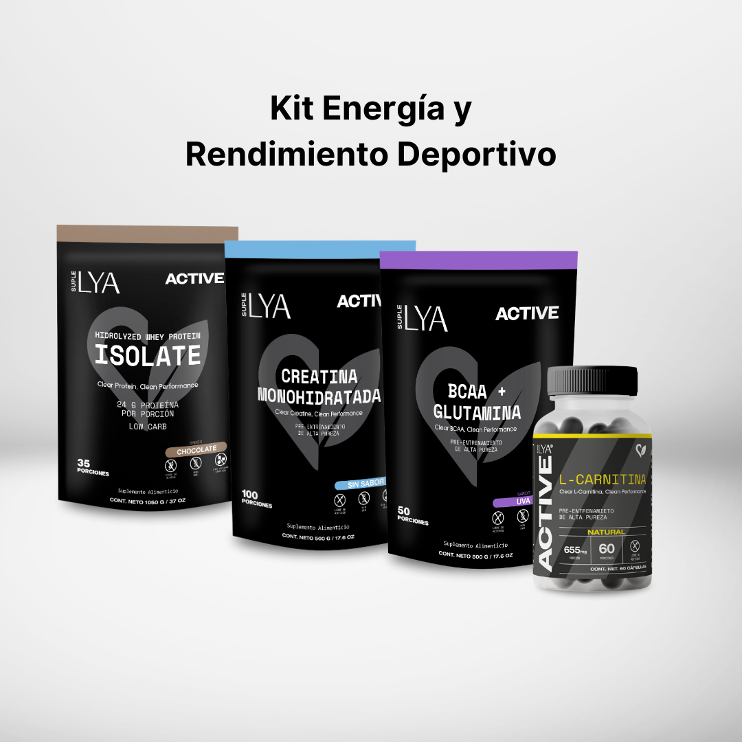 Kit Energía y Rendimiento Deportivo (proteína sabor chocolate)