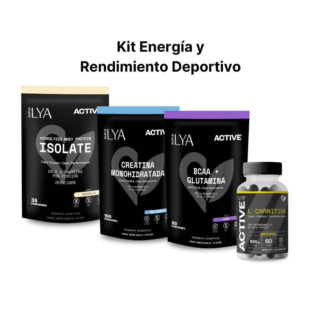 Kit Energía y Rendimiento Deportivo (con proteína sabor vainilla)