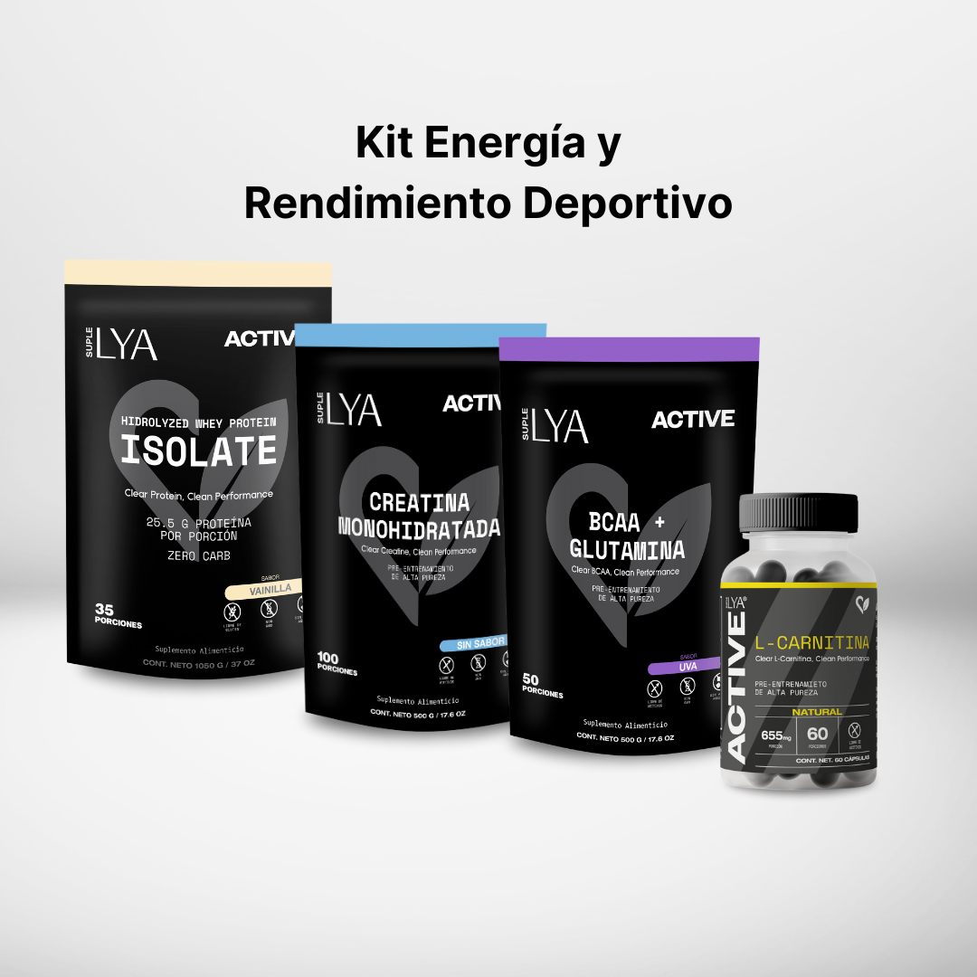 Kit Energía y Rendimiento Deportivo (con proteína sabor vainilla)