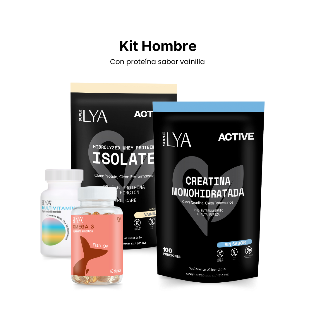 Kit hombre (con proteína sabor vainilla)