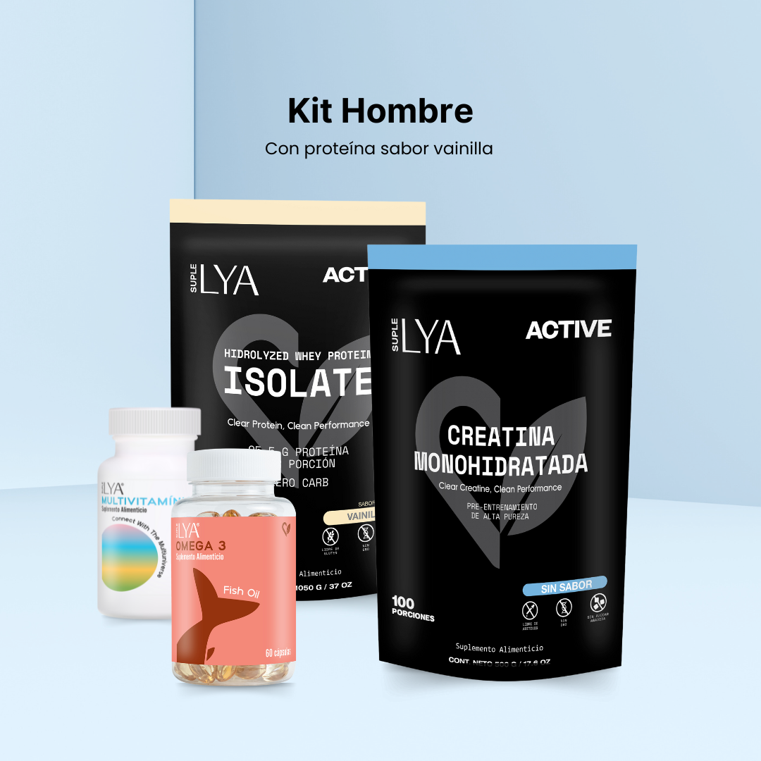 Kit hombre (con proteína sabor vainilla)