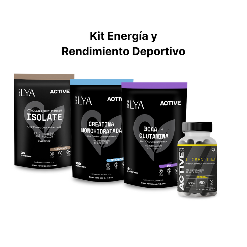 Kit Energía y Rendimiento Deportivo (proteína sabor chocolate)