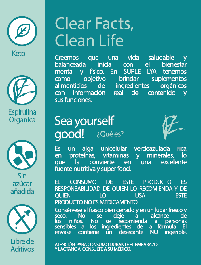 Alga Espirulina + Vitamina C