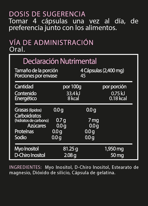 Myo & D-Chiro Inositol