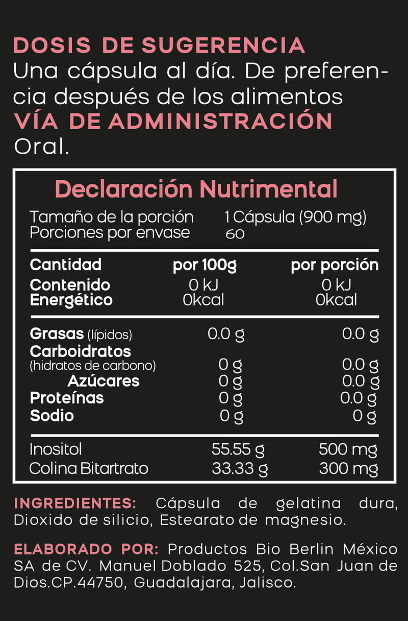 Inositol + Colina